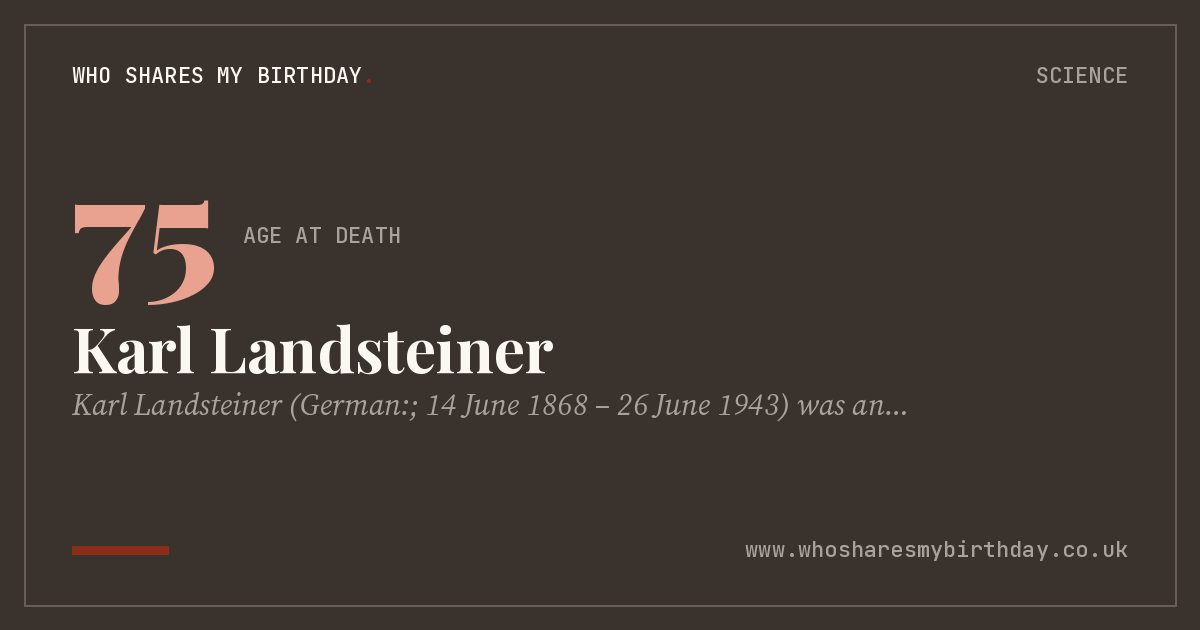 Karl Landsteiner