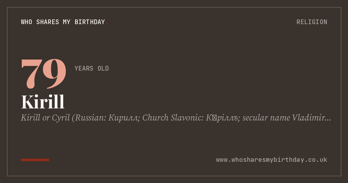 Kirill
