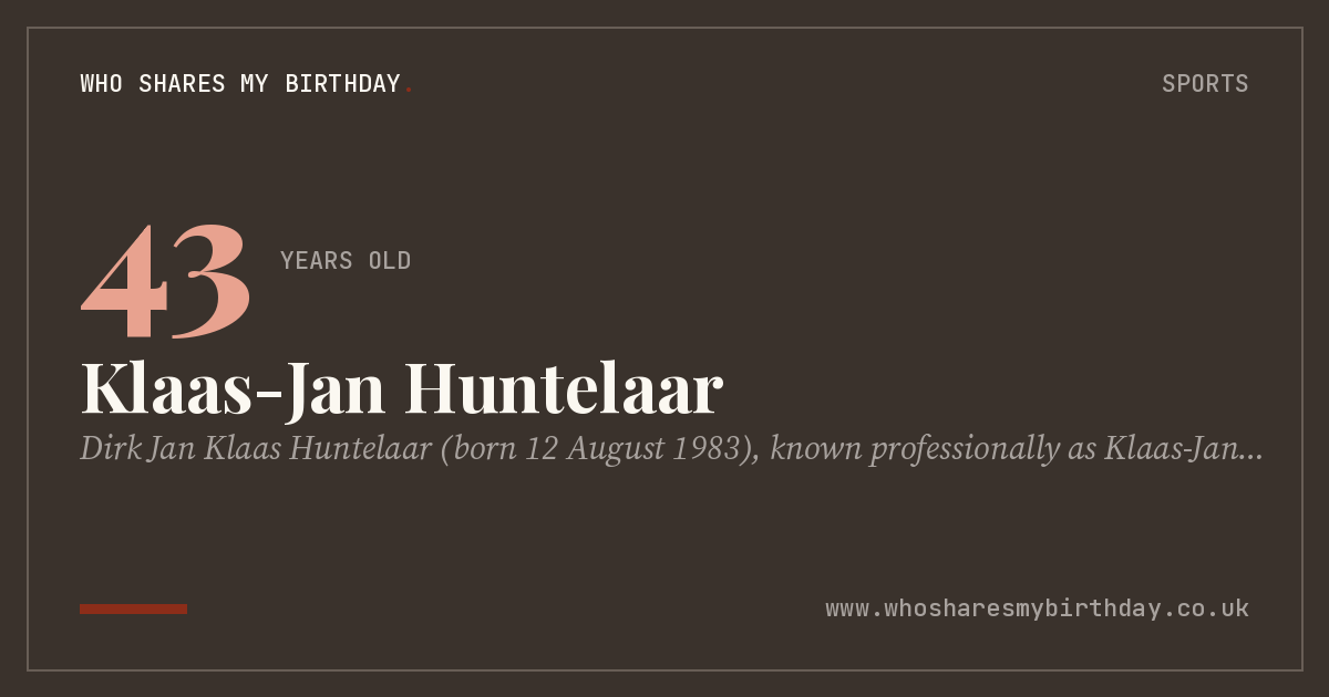 Klaas-Jan Huntelaar