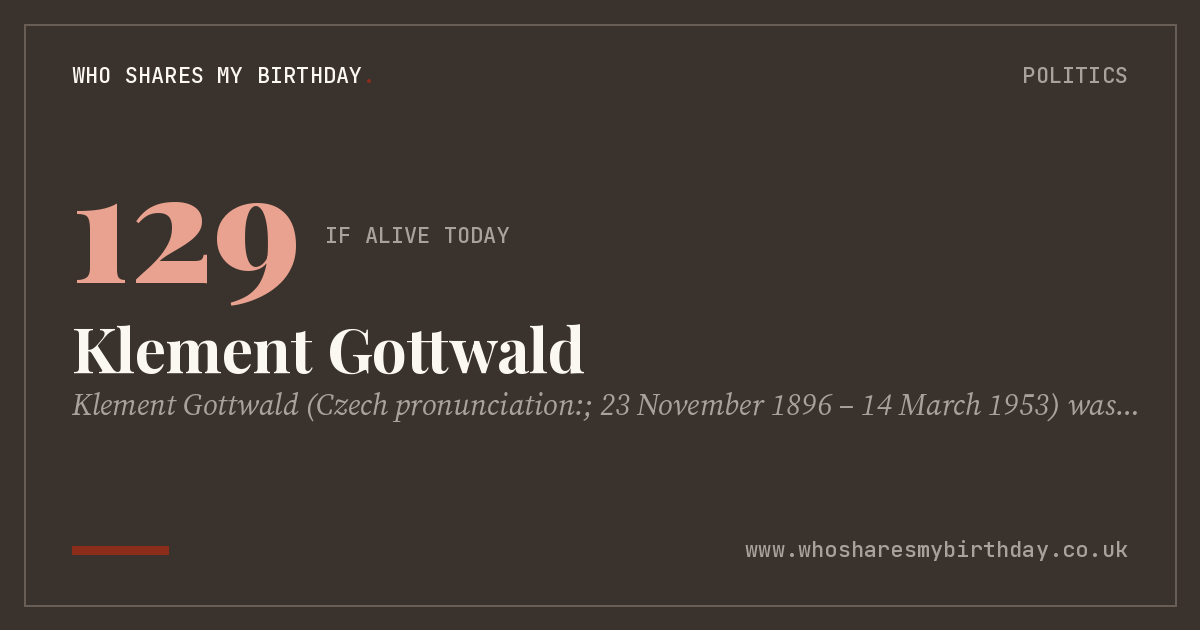 Klement Gottwald