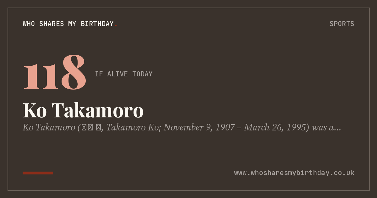 Ko Takamoro