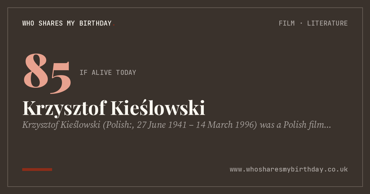 Krzysztof Kieślowski