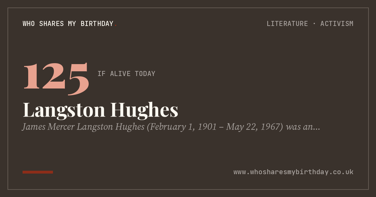 Langston Hughes