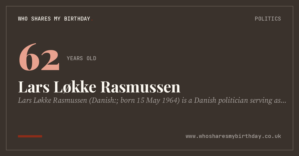 Lars Løkke Rasmussen