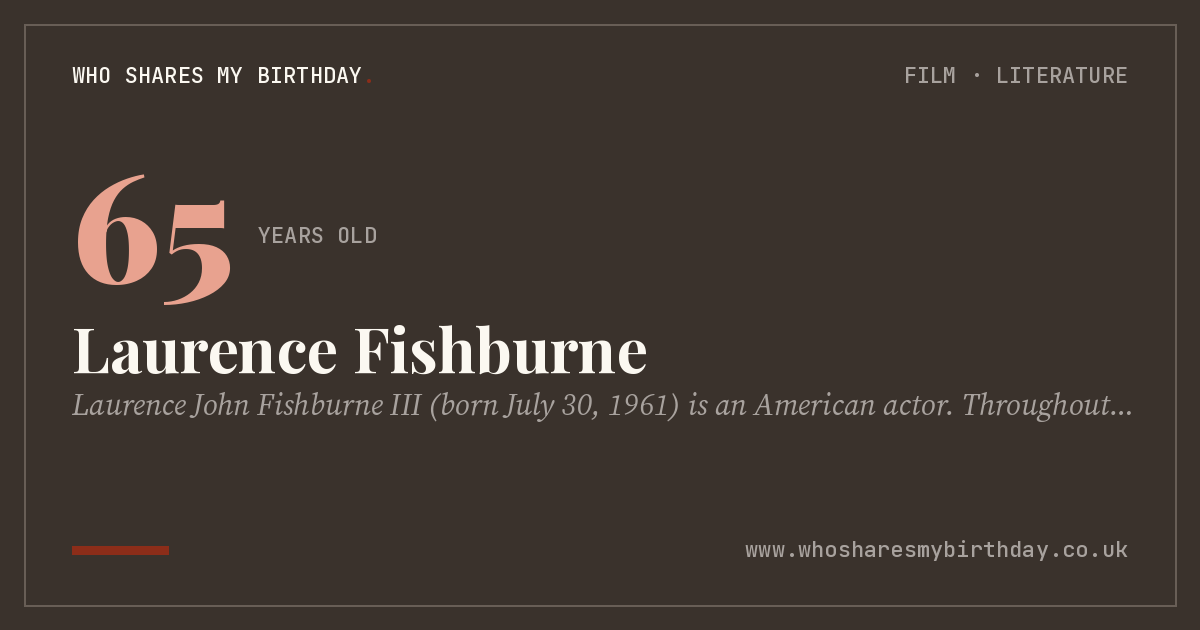Laurence Fishburne