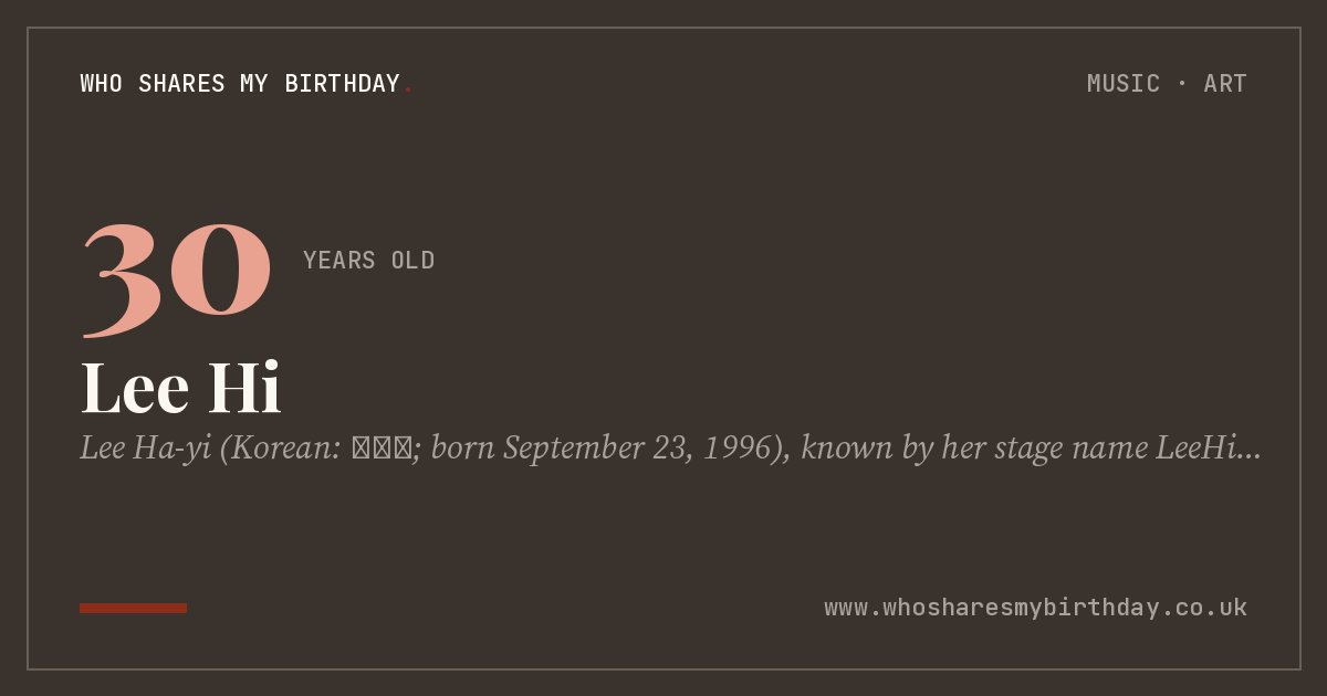 Lee Hi