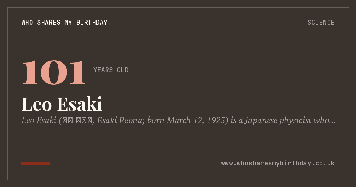 Leo Esaki