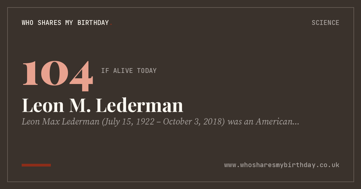 Leon M. Lederman