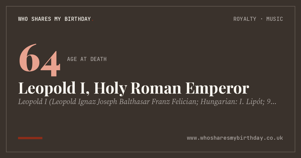 Leopold I, Holy Roman Emperor