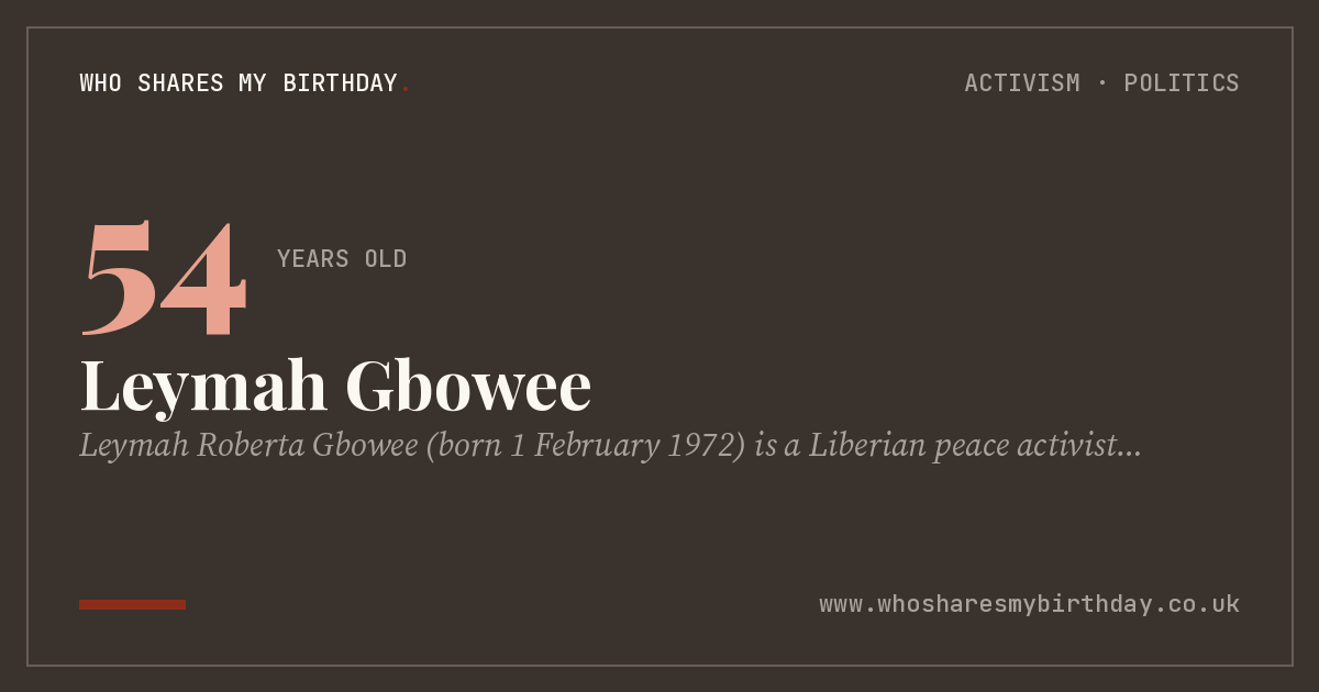 Leymah Gbowee