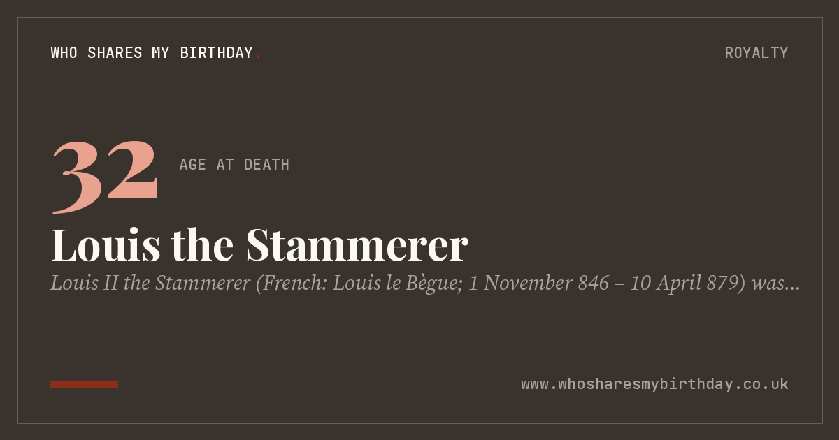 Louis the Stammerer