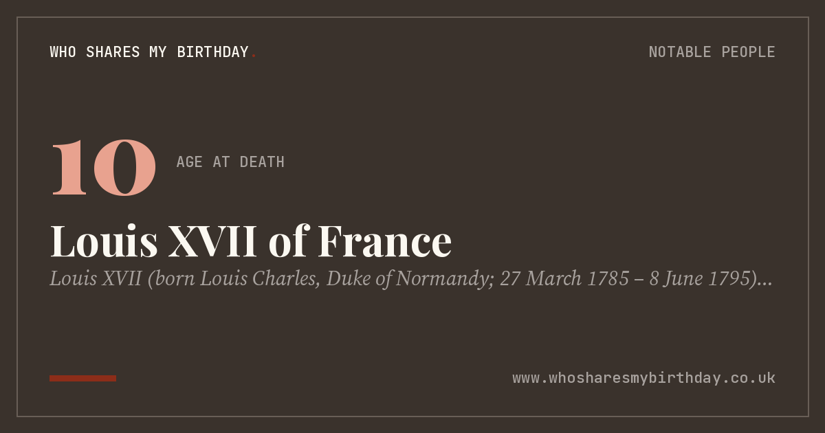 Louis XVII of France