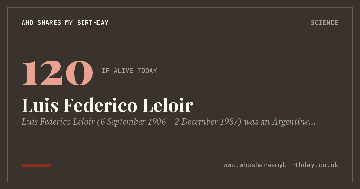 Luis Federico Leloir