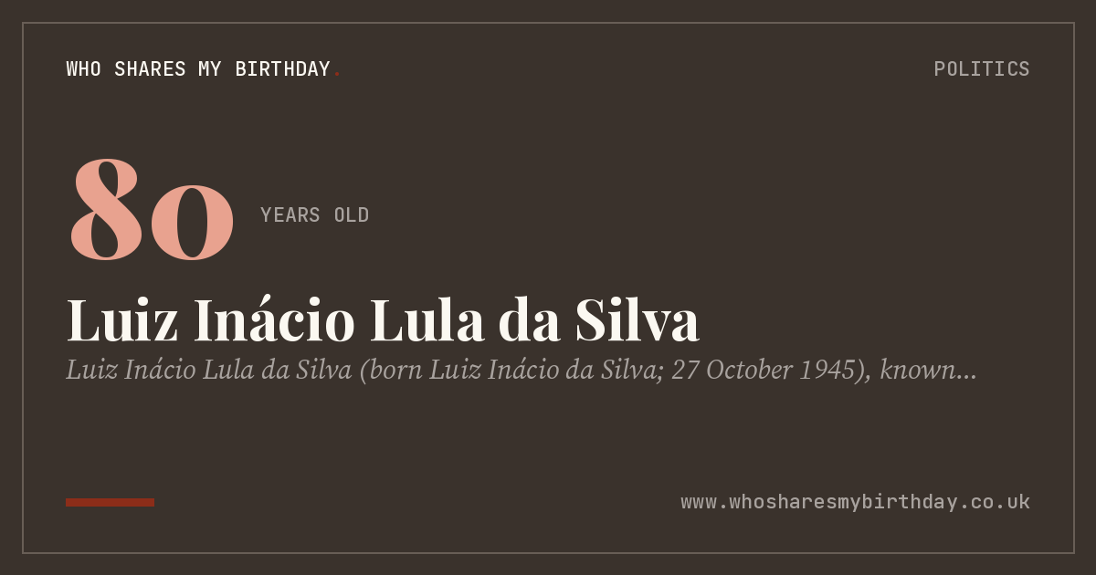 Luiz Inácio Lula da Silva