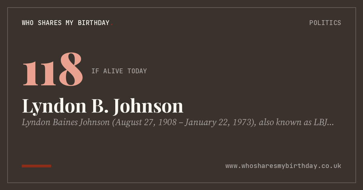 Lyndon B. Johnson
