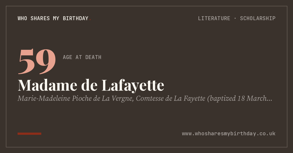 Madame de Lafayette