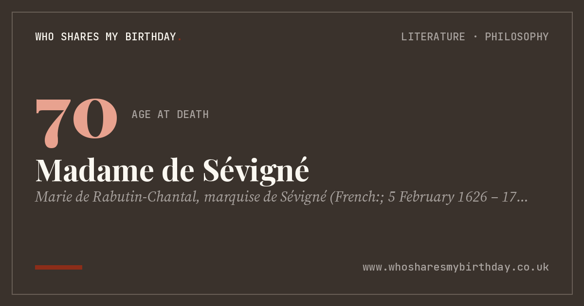 Madame de Sévigné