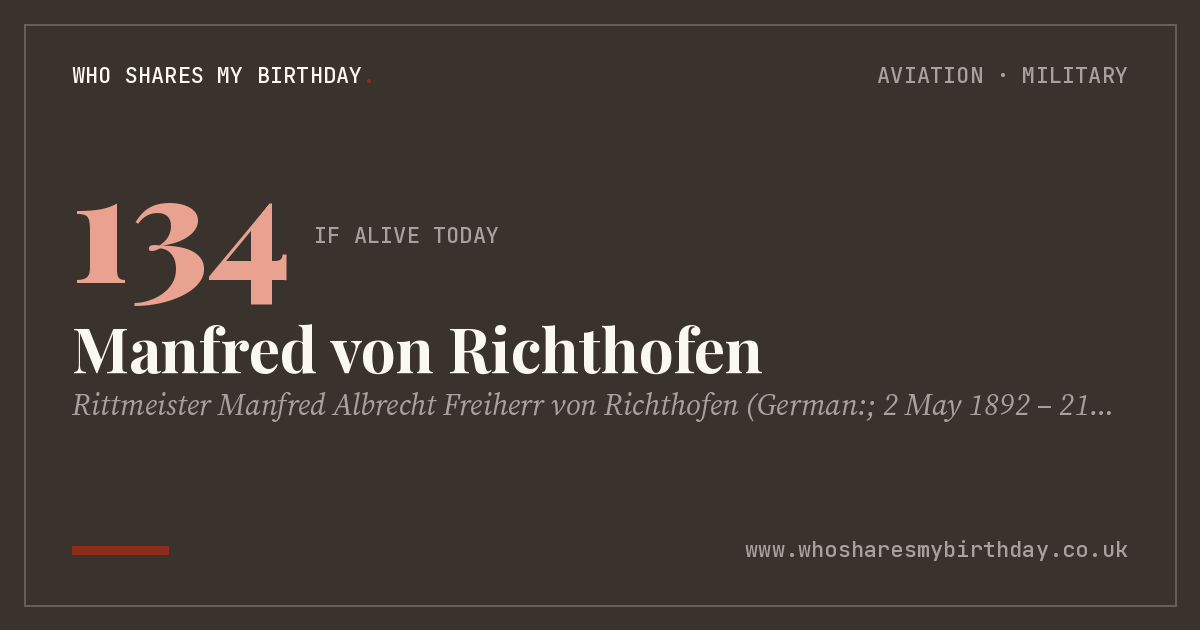 Manfred von Richthofen