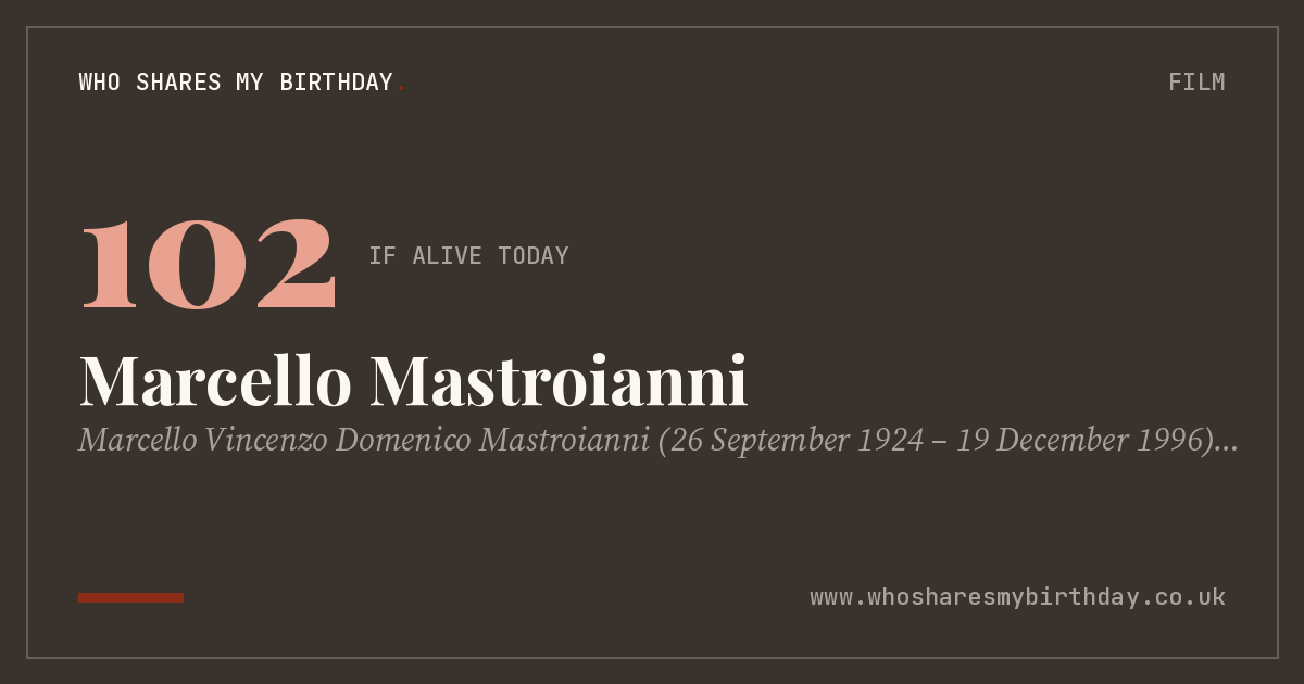Marcello Mastroianni