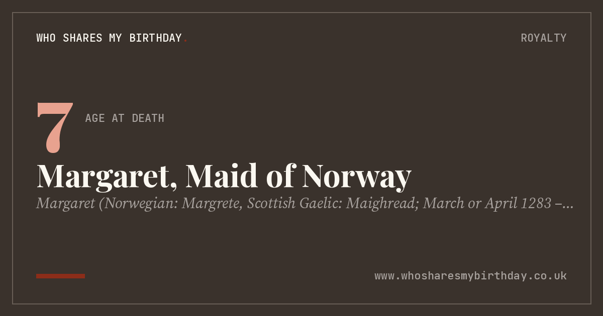 Margaret, Maid of Norway