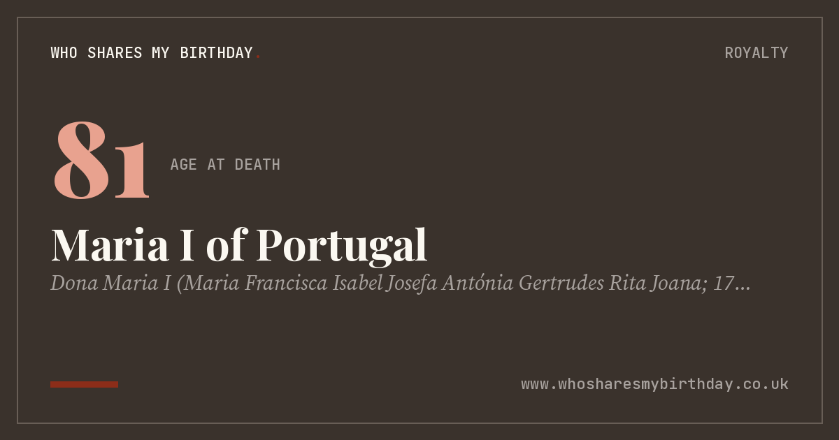 Maria I of Portugal