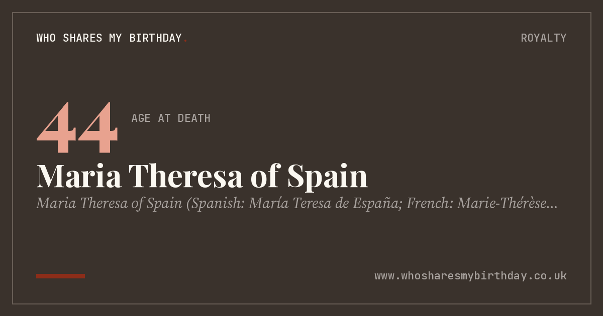 Maria Theresa of Spain