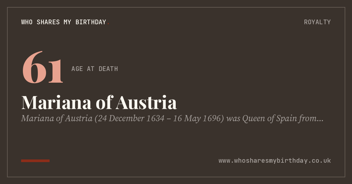 Mariana of Austria