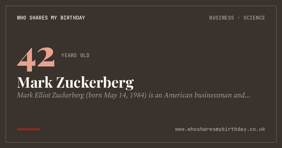 Mark Zuckerberg