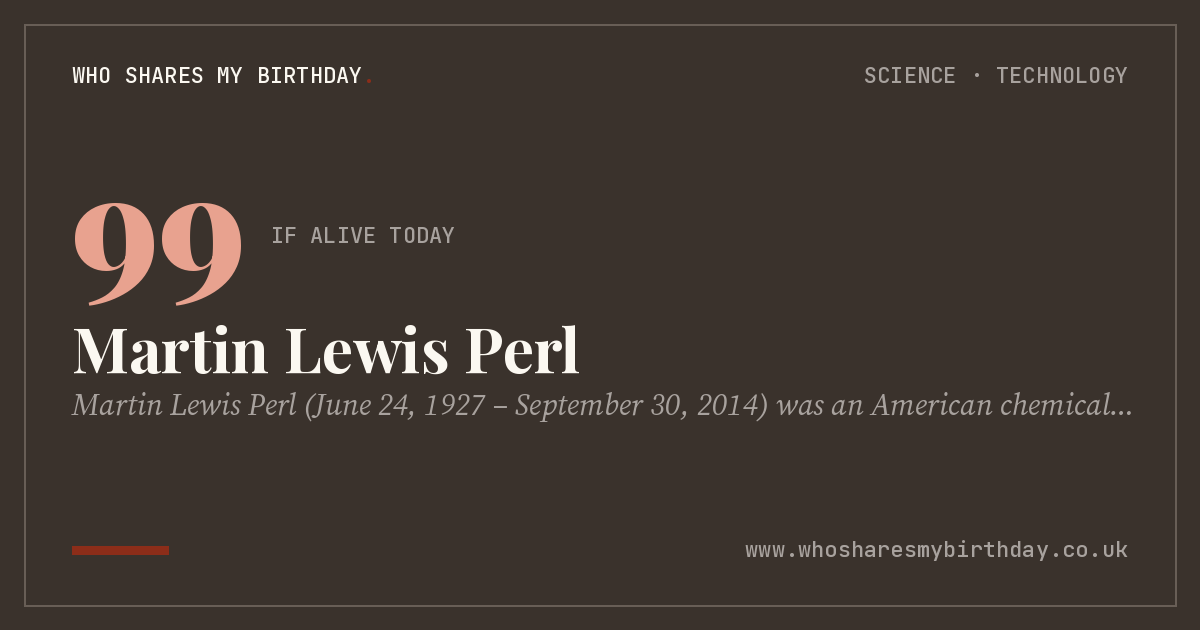 Martin Lewis Perl