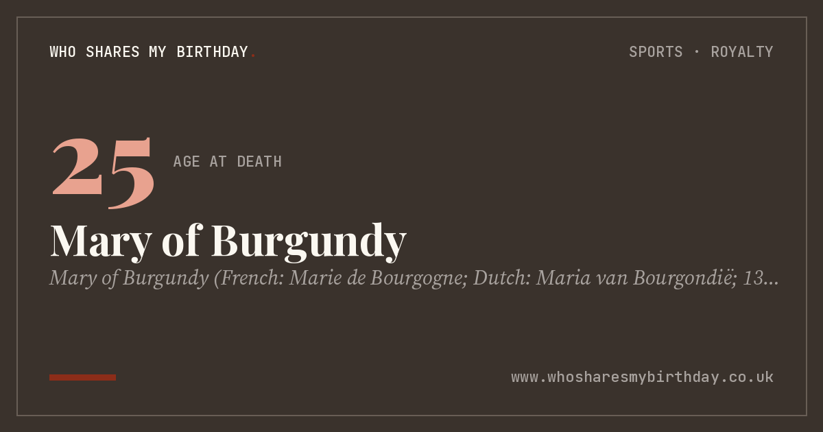 Mary of Burgundy