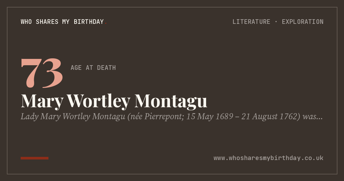 Mary Wortley Montagu