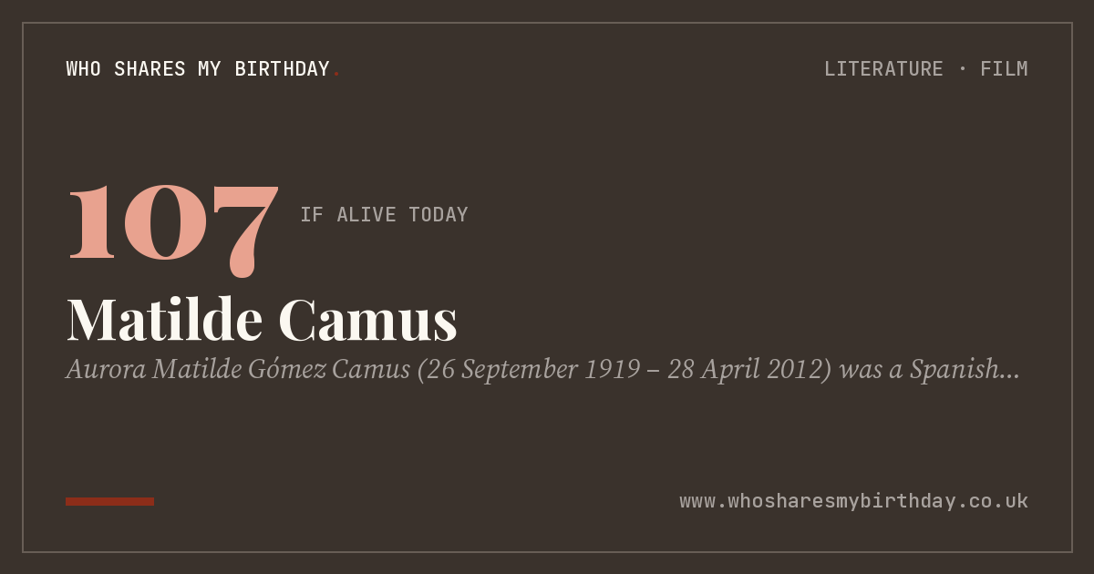 Matilde Camus
