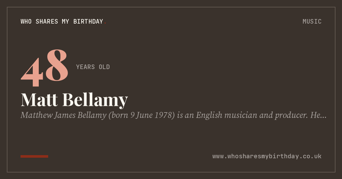 Matt Bellamy