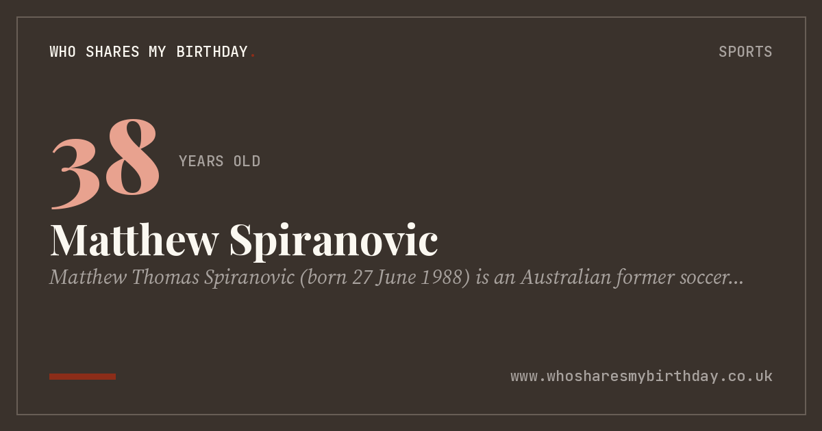 Matthew Spiranovic