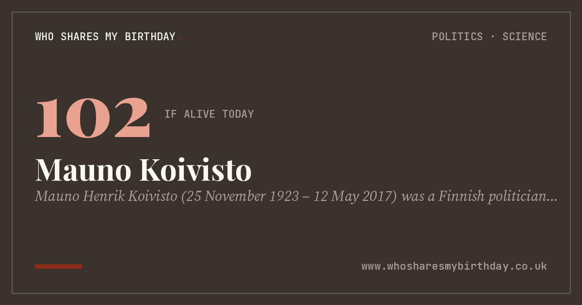 Mauno Koivisto