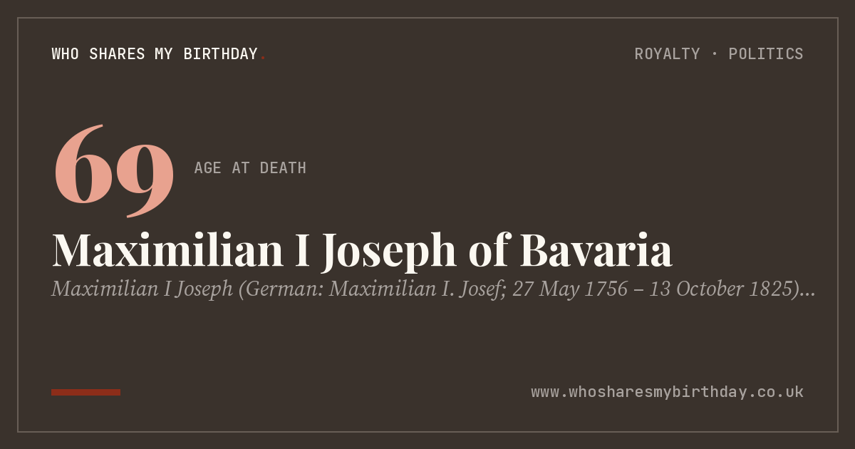 Maximilian I Joseph of Bavaria