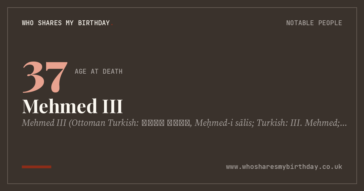 Mehmed III