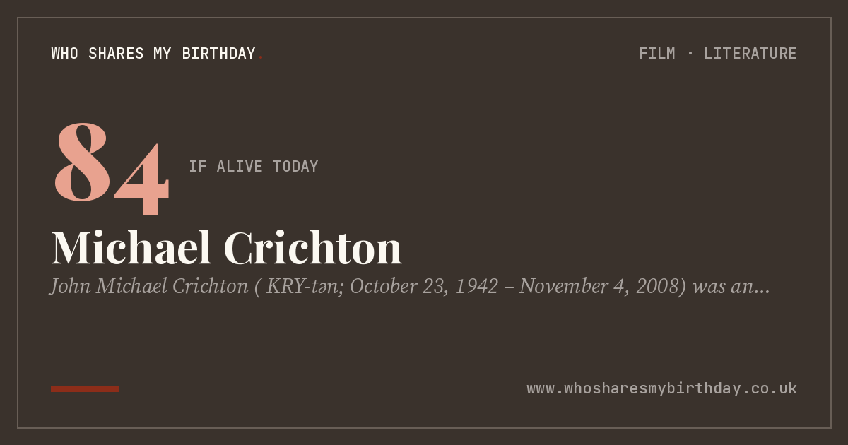 Michael Crichton