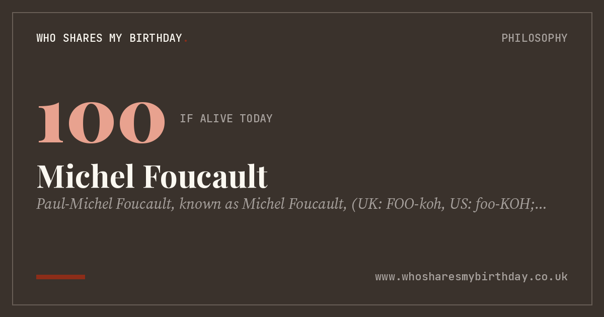 Michel Foucault