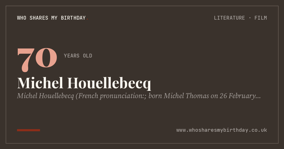Michel Houellebecq