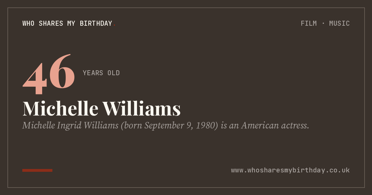 Michelle Williams