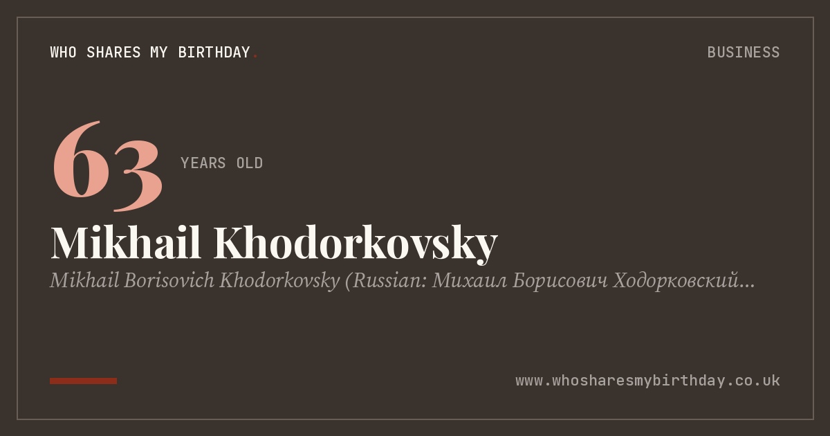 Mikhail Khodorkovsky