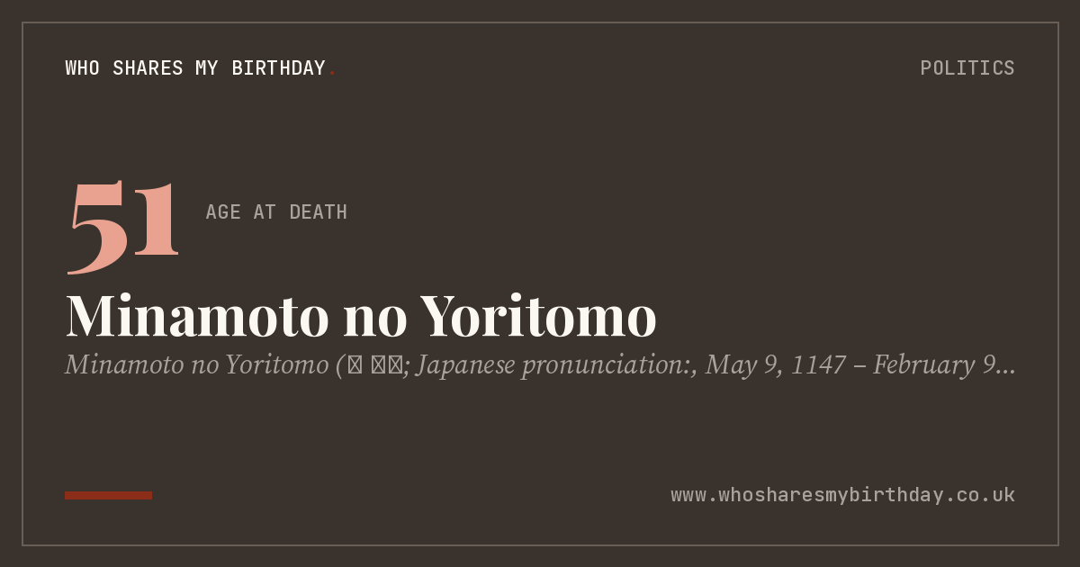 Minamoto no Yoritomo