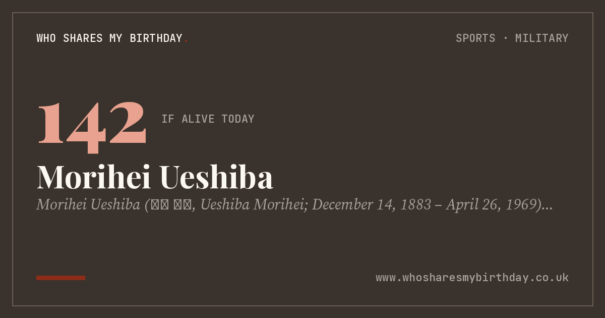 Morihei Ueshiba