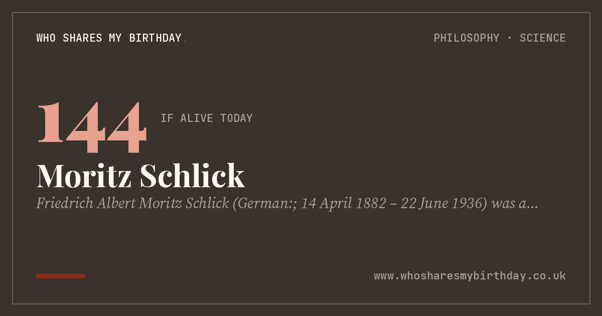 Moritz Schlick