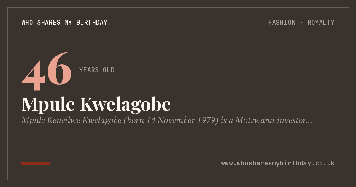 Mpule Kwelagobe