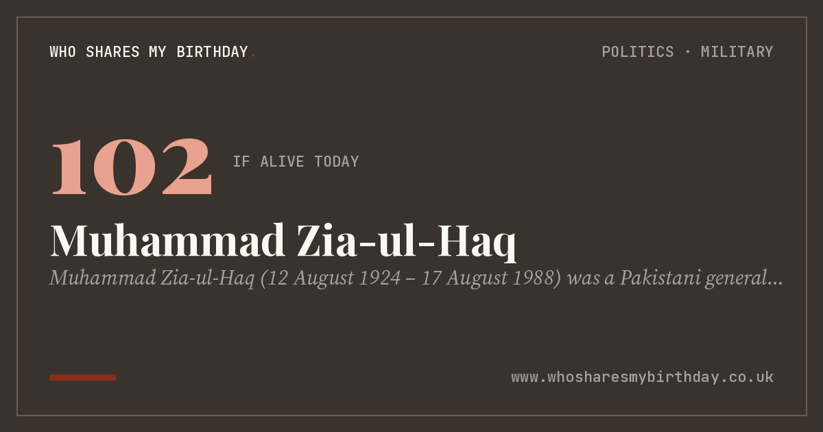 Muhammad Zia-ul-Haq