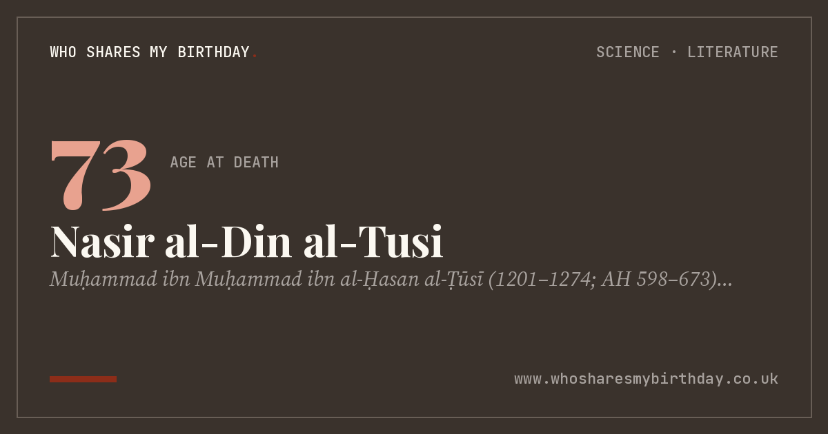 Nasir al-Din al-Tusi