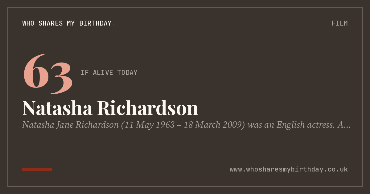 Natasha Richardson