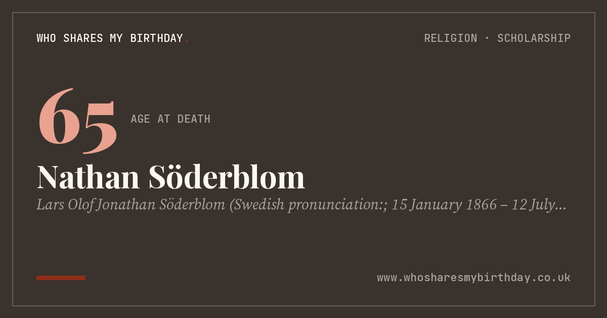 Nathan Söderblom